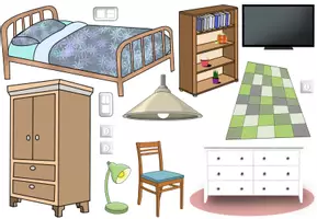 Vista previa - Juegos / Gamificación - Juego de piernas / Juego de imanes "Mein Schlafzimmer" Alemán - página 3
