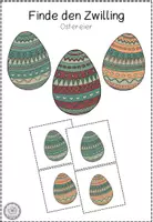 Vorschau - Spiele - Wahrnehmungsspiele: Ostern / Ostereier - Seite 1