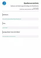 Vorschau - Arbeitsblätter - Kadenzen und Umkehrungen (Musiktheorie) - Seite 1