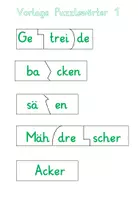 Vorschau - Arbeitsblätter - Lernwörter Vom Korn zum Brot - Seite 3