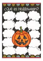 Aperçu - Feuilles d'exercices - Qué es ... Halloween? Español / Espagnol hojas de trabajo / posters (feuilles de travail) - Page 2