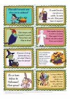 Aperçu - Jeux - HALLOWEEN - tarjetas para hablar y escribir Español / Espagnol - Page 3