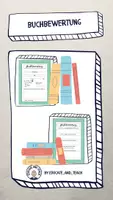Vorschau - Arbeitsblätter - Buchbewertung (Bewerten einzelner Bücher) - Deckblatt