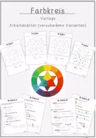 Vorschau - Stundenentwürfe - Kunststunde: Farbkreis - Deckblatt