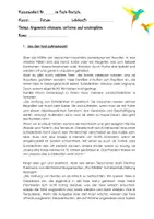 Vorschau - Klassenarbeiten - Klassenarbeit Erörterung für schwache Lerner! - Seite 1