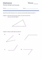 Vorschau - Test - Mathetest Winkel und Dreiecke - Seite 1