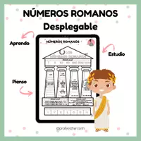 Vista previa - Hojas de trabajo - Números romanos - Portada