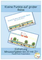Vorschau - Präsentationen/Tafelbilder - Einführung Minus bis 20 mit ZÜ - PowerPoint - Deckblatt