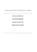 Vorschau - Stundenentwürfe - Satzglieder Unterrichtsentwurf - Im Land der Satzglieder - Deckblatt