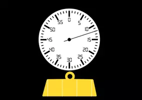 Vorschau - Präsentationen/Tafelbilder - Gewicht ablesen - Orientierung im 100er - Freiarbeit - Waage 0-60kg - Seite 2