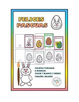 Vista previa - Manualidades / Dibujos para colorear - TARJETAS PLEGABLES DE PASCUA COLOREAR - Portada