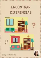 Vista previa - Hojas de trabajo - Juego de encontrar diferencias - Portada
