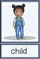 Vista previa - Tarjetas / Manipulativos - DESCRIBING PEOPLE - Picture + Word Cards - página 3
