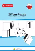 Vorschau - Arbeitsblätter - Ziffern-Puzzle - Deckblatt