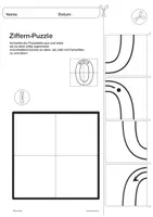 Vorschau - Arbeitsblätter - Ziffern-Puzzle - Seite 3