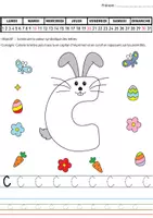 Aperçu - Apprentissages en autonomie - Mon cahier d'écriture de Pâques' - Page 3