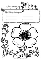 Vorschau - Arbeitsblätter - Mother's day worksheet/ Arbeitsblatt freebie - Seite 2