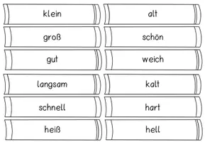 Vorschau - Arbeitsblätter - Steigerung von Adjektiven: Legematerial und Arbeitsblätter - Seite 1