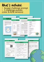 Aperçu - Feuilles d'exercices - Environment Escape Room; Stations (Anglais) - Page 3