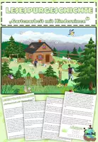 Aperçu - Feuilles d'exercices - Histoire de la lecture "Gartenarbeit mit Hindernissen" Thème "der Frühling" Allemand - Page de couverture