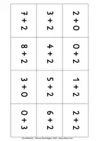 Vista previa - Manualidades / Dibujos para colorear - Tarjetas de aprendizaje: Sumas hasta 10 - página 3
