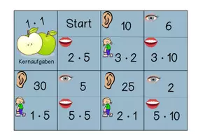 Vorschau - Stationenlernen - Wachsendes Materialpaket zum Einmaleins - 36 Spiele + 2 Bewegungsspiele - Seite 2