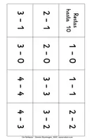 Vista previa - Manualidades / Dibujos para colorear - Tarjetas de aprendizaje: Restas hasta 10 - página 1
