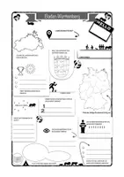 Vorschau - Arbeitsblätter - Steckbrief Baden Württemberg für GL oder Erdkunde - Deckblatt