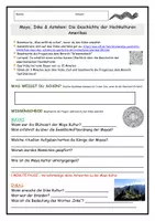 Vorschau - Stundenentwürfe - Maya, Inka & Azteken: Die Geschichte der Hochkulturen Amerikas, Dokumentation, QR-Code - Seite 1
