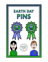 Vista previa - Manualidades / Dibujos para colorear - EARTH DAY PIN PRENDEDOR DIA DE LA TIERRA - Portada