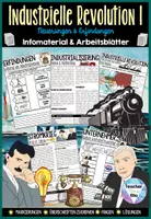 Vorschau - Unterrichtsreihen - Industrialisierung I - Infomaterial & Arbeitsblätter - Erfindungen - Tesla - Rockefeller - Edison & Co. - Deckblatt