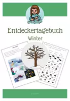 Vorschau - Stundenentwürfe - Entdeckertagebuch für den Winter - Deckblatt