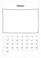 Vorschau - Arbeitsblätter - Kalender Dauerkalender Motiv 1selbst gestalten /Vorlagen - Seite 2