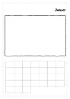 Vorschau - Arbeitsblätter - Materialpaket Kalender Dauerkalender 2 Motive selbst gestalten /Vorlagen - Seite 2