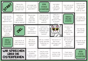 Vorschau - Arbeitsblätter - MEINE OSTERFERIEN - Plauderbrettspiel - Seite 1
