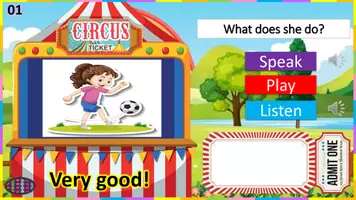 Vista previa - Juegos / Gamificación - Circus of verbs (Interactive game) - página 3
