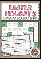 Vorschau - Arbeitsblätter - Easter Holidays / Osterferien, Conversation, Englisch Lernspiel, Speaking Game, Board Game | Easter Vocabulary, English Conversation, Past Simple, Ferien, 5., 6., 7. Klasse, Sekundarstufe - Deckblatt