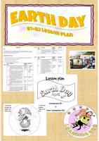 Vorschau - Stundenentwürfe - Earth day – B1 and B2 lesson plan #TimeForClimateAction - Deckblatt