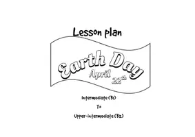 Vorschau - Stundenentwürfe - Earth day – B1 and B2 lesson plan #TimeForClimateAction - Seite 1