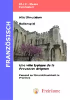 Vorschau - Stundenentwürfe - Rollenspiel Mini-Simulation Avignon - Deckblatt