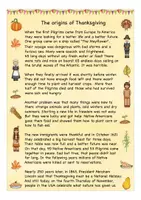 Vorschau - Stundenentwürfe - Thanksgiving Englisch Lesetext und Arbeitsblätter - Seite 2