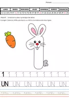 Aperçu - Apprentissages en autonomie - Mon cahier d'écriture des chiffres de Pâques' - Page 2