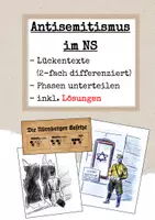 Vorschau - Arbeitsblätter - Antisemitismus und Verfolgung im Nationalsozialismus - Deckblatt