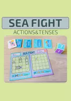 Vista previa - Unidades / Secuencias / Situaciones de Aprendizaje - Sea Fight Actions and Tenses - Portada