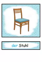 Vorschau - Präsentationen/Tafelbilder - Bildkarten und Wortkarten "Bad und Küche" Thema Wohnen DaZ - Seite 1