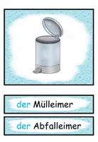 Vorschau - Präsentationen/Tafelbilder - Bildkarten und Wortkarten "Bad und Küche" Thema Wohnen DaZ - Seite 2