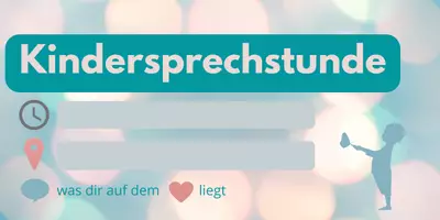Vorschau - Poster - Kindersprechstunde - Deckblatt