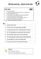 Vorschau - Arbeitsblätter - free time activity - a writing exercise - Seite 3