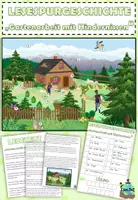 Aperçu - Feuilles d'exercices - Histoire de la piste de lecture niveau 0 allemand "Gartenarbeit mit Hindernissen" - Page de couverture
