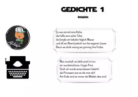 Vorschau - Aufgabenkarten - Gedichte schreiben - kreatives Schreiben (Kartei für die Freiarbeit) - Seite 3